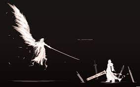 Sephiroth dark angel wallpaper wallpaper bw final fantasy vii. 69 Final Fantasy Sephiroth Wallpaper On Wallpapersafari
