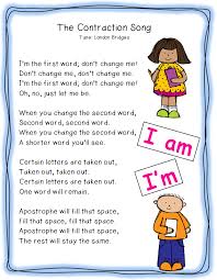Contraction Freebie Teaching First Grade Classroom Songs First Grade Reading