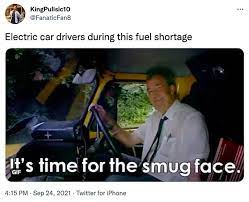 Electric Car Owners Look On Smugly As Petrol Drivers Battle For Fuel - Big World Tale