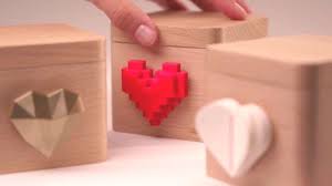 Gift A Lovebox To Your Loved One When You Send A Message The Heart Spins Until They Open The Lid And Crafts For Teens Diy And Crafts Sewing Valentine Crafts