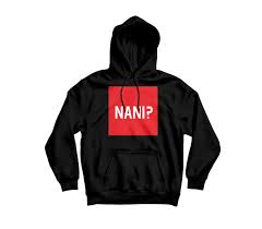 Nani Japanese Anime What Japanese Text Red Box Logo Anime Lover Gifts Funny Anime Fans Quote Otaku S Anime Sweatshirt Anime Hoodie Japanese Hoodie