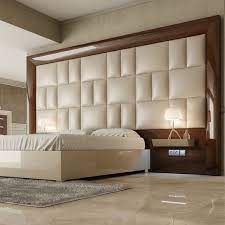 The headboard design and style is one consideration when choosing a bed. Upholsytered Panels Set Square Luxury Bedroom Furniture Luxurious Bedrooms Bedroom Headboard