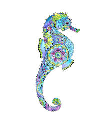 Seahorse Painting Seahorse Art Ocean Art Beach Art Etsy Seahorse Art Seahorse Painting Seahorse Wall Art