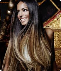 Iki Renkli Ombre Harika Bayan Sac Modelleri Black Hair With Highlights Hair Highlights Hair Styles
