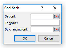 How to use goal seek function in microsoft excel in this article, we will learn how to use goal seek function in excel 2016. Goal Seek In Excel Examples How To Use Goal Seek In Excel
