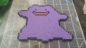 Ditto From Pokemon Ditto Pokemon Genone Perler Perlerbead Annie Deviantart Art Pokemon Bead Perler Art Pokemon