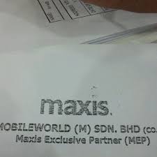 Maxis/hotlink/homefibreinternet center in maxis center kangar perlis. Maxis Exclusive Partner Electronics Store