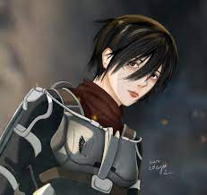 Digital Art Of Mikasa Ackerman From Attack On Titan Season 4 Trailer Mikasa Attack On Titan Season Attack On Titan Fanart