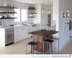15 Small Kitchen Tables In Different Kitchen Settings Home Design Lover Kitchen Shelf Design Kitchen Design Small Modern Kitchen Shelves
