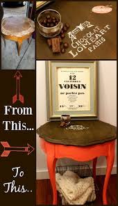 Inspired By Chocolate French Parlor Table Makeover Table Makeover Furniture Makeover Parlor Table