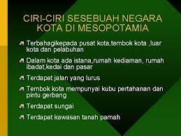 Pada bahagian utama terdapat pusat pentadbiran · tamadun mesopotamia dikatakan mula berkembang di selatan, iaitu sumer oleh orang sumeria. Bab 1 Kemunculan Tamadun Awal Manusia Tamadun Daripada