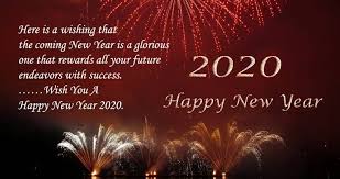 Happy New Year 2020 With Images Happy New Year Status Happy New Year Wishes Happy New Year Quotes