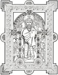 Jesus 1 Book Of Kells Book Of Kells Wiccan Art Celtic Art