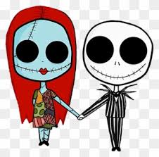 timburton timburtonstyle nightmare before christmas jack and sally png clipart 2034648 pinclipart nightmare before christmas jack and
