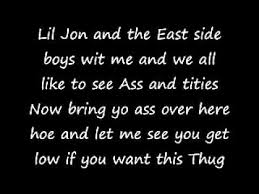 Lil Jon The East Side Boyz Get Low Lyrics Youtube