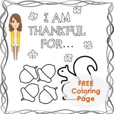 Give thanks coloring page from kids activities blog. I Am Thankful For Coloring Page Worksheets Teaching Resources Tpt