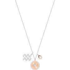 Add to favorites cancer crystal necklace, cancer choker, gemstone crystal zodiac necklace, cancer jewelry, horoscope sign choker, boho choker necklace, zcn1. Swarovski Zodiac Pendant Aquarius Gray Rhodium Plating 5349213