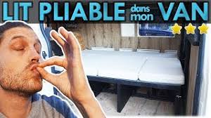 Le lit banquette s'ouvre en rabaissant les sièges passagers. Fabriquer Son Lit Pliable Simple Et Top Pour Fourgon Amenage Van Life Youtube