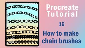 Maybe you would like to learn more about one of these? Procreate Tutorial 16 How To Make Chain Brushes Youtube