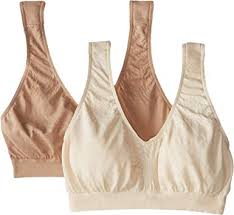 bali womens comfort revolution microfiber crop bra 2 pair