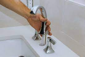 So when looking at it the writing is actually upside down. 13 Easy Steps To Replace A Bathtub Faucet Sensible Digs