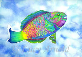Parrot Fish Design De Produto Desenhos