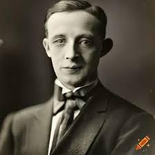 A vintage photograph of Kenneth Trent in 1930