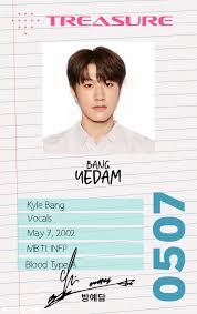 Treasure Yedam Profile Id Treasures Fan Art Yg Entertainment