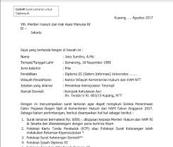 We did not find results for: 20 Contoh Surat Lamaran Cpns Kemenkumham Sma Kumpulan Contoh Gambar