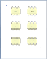 free printable wedding seating chart template 1896