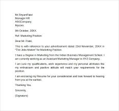 Free 10 Sample Marketing Cover Letter Templates In Pdf Ms Word