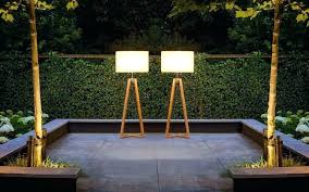 Outdoor Table Lamps For Patio Prism Lamp Lights Solar Muconnect Co
