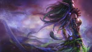 Strong werewolf, demon among the trees in the fog. Wallpaper Id 167045 Pretty Art Female Elf Beautiful Woman Fantasy Warrior Girl Digital