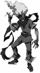 Sio (シヲ, shiwo) is a fictional character from anime afro samurai and the main antagonist in afro samurai: Ninja Ninja Character Samurai Anime Afro Samurai Samurai Art