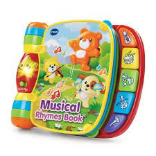 Children's books, nursery rhymes, bunny book, gifts for kids, it's time for bed, board book, neutral baby gift, bedtime story. Vtech Musical Rhymes Book Classic Nursery Rhymes For Babies Walmart Com Walmart Com