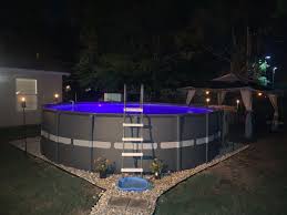 Above Ground Pool In 2020 Above Ground Pool Above Ground Pool Landscaping Above Ground Pool Lights