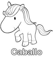 Animalitos Para Colorear 11 Animales Animados Para Colorear Caballo Para Colorear Animalitos Para Colorear