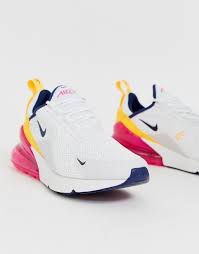 Nike Air Max 270 Turnschuhe In Weiss Schuhe Tenis Nike Masculino Preto Tenis Nike Branco Nike Air Max