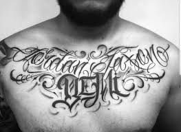 This kind of design usually involves making it appear as if the writing is under your skin, rather than on it. Lettering Tattoos Åtautahi Tattoo Christchurch Studio