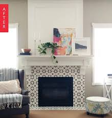 One of the latest trends happening right now is the fireplace makeover. Boost Your Fireplace Surround Real Cement Tiles Vs Creative Diy Idea Quadrostyle