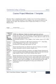 In certain states, chamberlain operates as chamberlain college of nursing pending. Nr 361 Week 2 Course Project Assignment Milestone 1 Summer 2019 Chamberlain College Of Nursing Milestones Student Portal