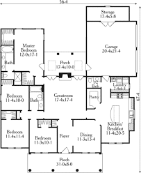 Find one level, small, 2000 sq ft, open, cute, mansion & more 1 storied designs! Southern Style House Plan 4 Beds 2 5 Baths 1997 Sq Ft Plan 406 284 Country Style House Plans Colonial House Plans Monster House Plans