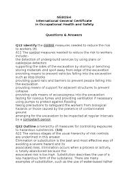 Only if you have celiac disease. 256036307 Nebosh Questions Answers Gc2 New New New By Julien Issuu