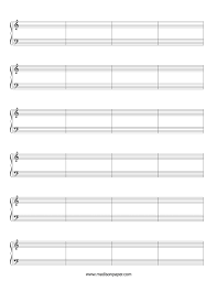 Teachers, please feel free to print and make copies, provided that you retain the printed copyright information on each sheet, and use only for your personal, private teaching practice, and/or classroom use. Printable Sheet Music For Piano With Bar Lines Madison S Paper Templates