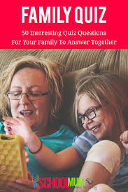 To make it easier to navigate this list, we've divided our … 50 Family Quiz Questions To Extend Dinner Time School Mum