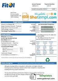 Pin By Kimberly Cannon On Bank Of America In 2020 Bill Template Gas Utility Bills