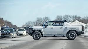 The hummer ev suv debuted during an ad narrated by nba star lebron james during the ncaa's final four game between the baylor bears and houston cougars. 2022 Gmc Hummer Ev Spy Shots Electric Pickup Coming This Fall