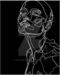 Black And White Line Drawing Background Line Drawing Work In Progress Line Art Drawings Black Paper Drawing Art Drawings