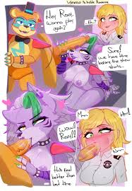 five nights at freddys, glamrock freddy (fnaf), roxanne wolf (fnaf),  vanessa (fnaf), zexlynk - R34 Vault