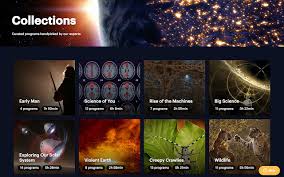 There are tabs such as science, history, technology, nature, society, lifestyle or kids. Curiositystream